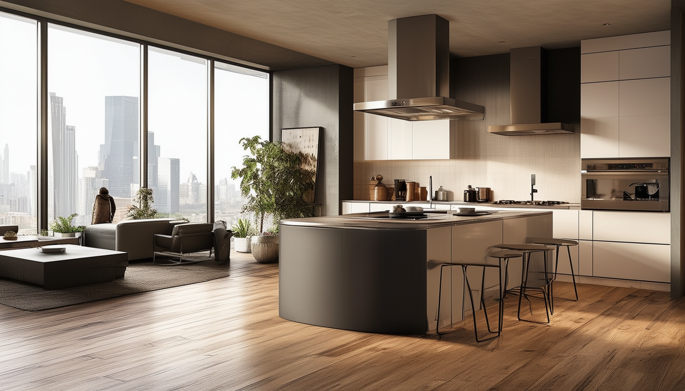 découvrez l'harmonie et la fonctionnalité d'une cuisine moderne en open space. apprenez à créer un espace convivial où l'art de vivre rencontre le design contemporain, tout en optimisant l'agencement pour une expérience culinaire unique.