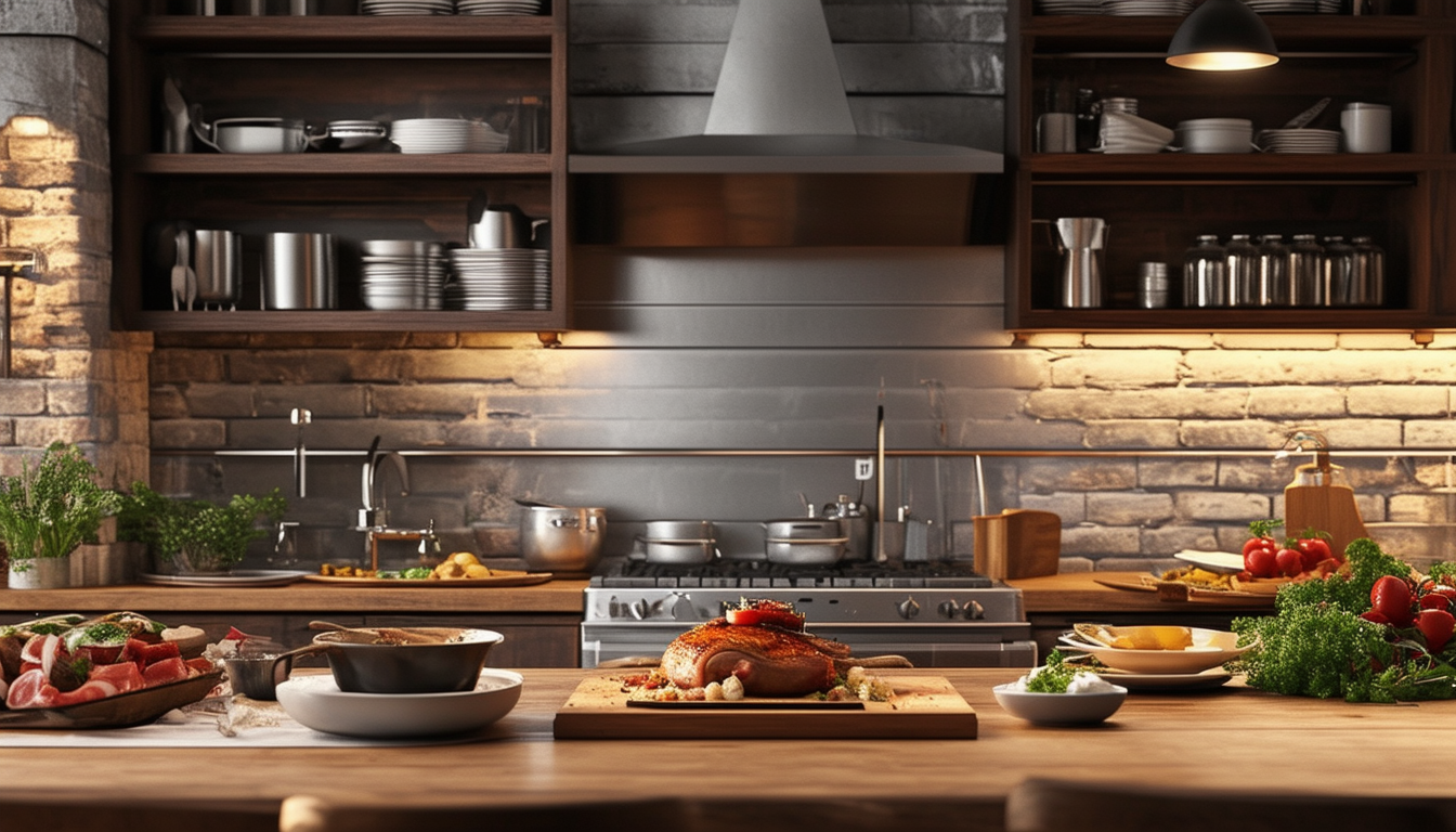 découvrez l'art de cuisiner avec élégance, où le moderne rencontre le style industriel. inspirez-vous de nos conseils et astuces pour créer une cuisine à la fois fonctionnelle et esthétique, tout en sublimant votre espace de vie.