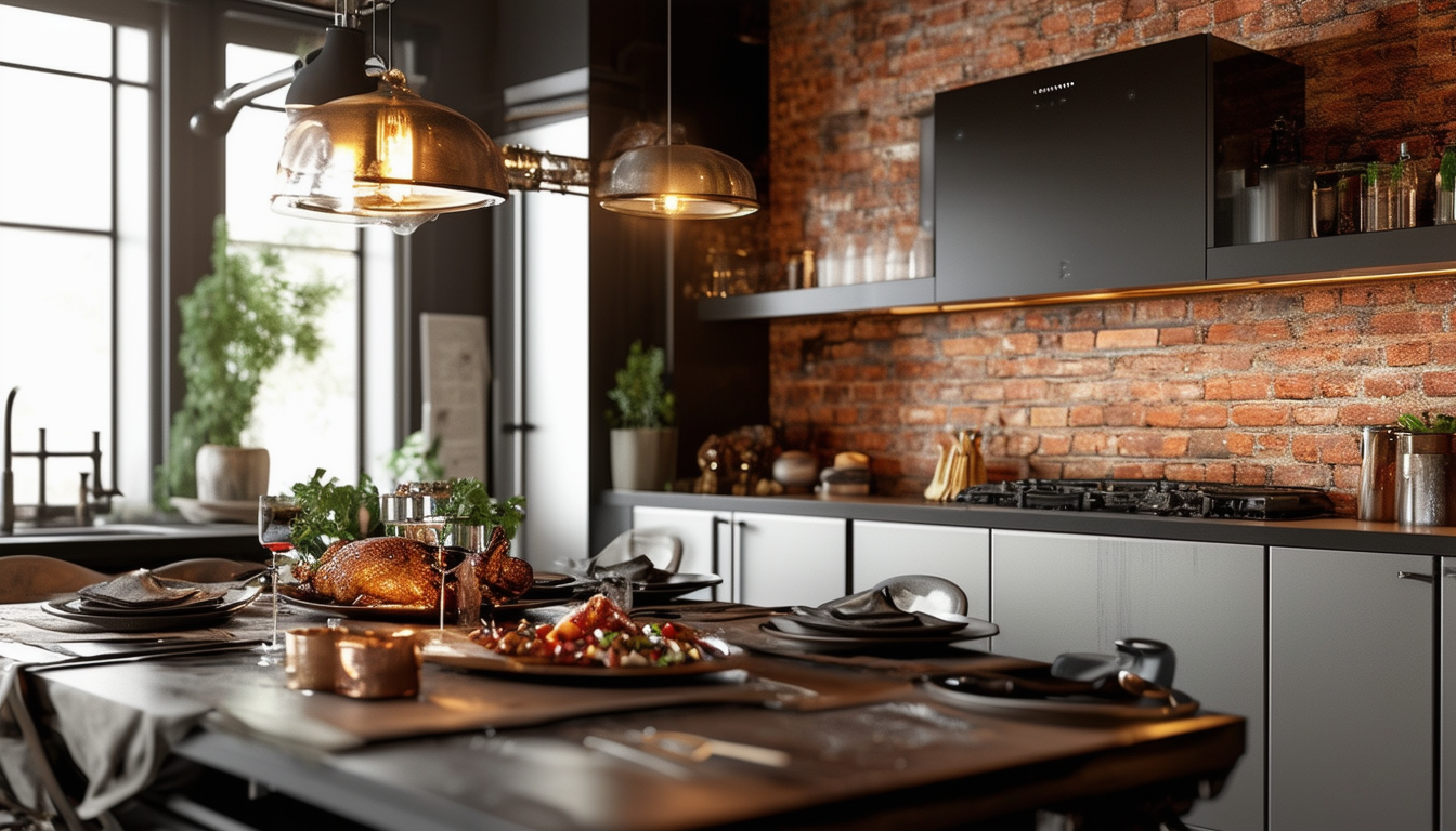 découvrez l'art de cuisiner avec élégance en alliant le moderne et l'industriel. inspirez-vous de nos conseils pour transformer votre cuisine en un espace fonctionnel et esthétiquement plaisant, où design contemporain et touches industrielles se rencontrent harmonieusement.