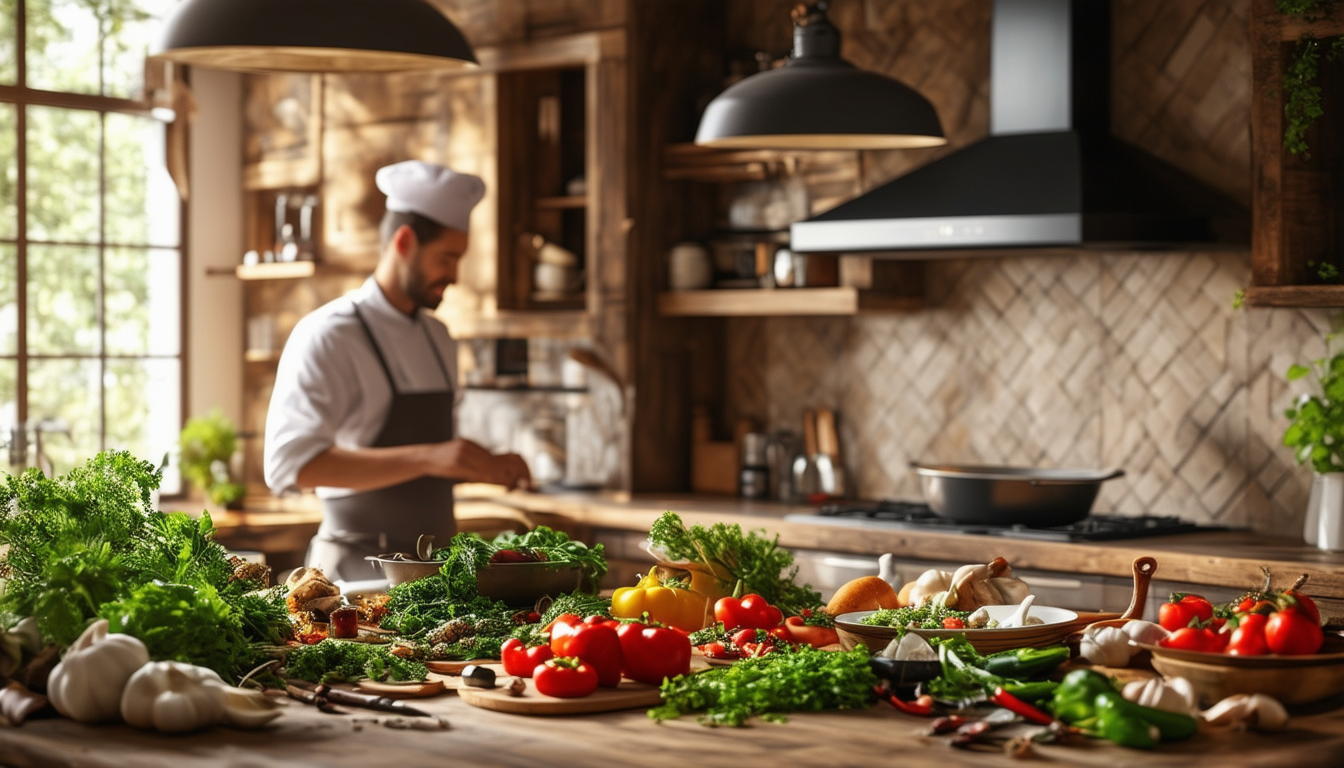 découvrez l'art de cuisiner avec passion dans notre guide dédié à l'harmonie entre modernité et rustique. inspirez-vous de recettes savoureuses qui allient techniques contemporaines et traditions culinaires authentiques pour éveiller vos papilles et ravir vos convives.