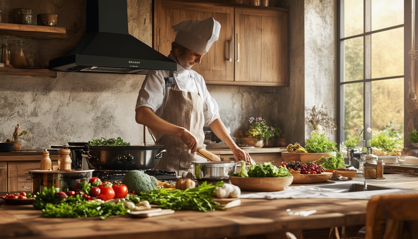 découvrez l'art de cuisiner avec passion, alliant modernité et rusticité. explorez des recettes savoureuses qui mettent en valeur des ingrédients traditionnels, tout en intégrant des techniques contemporaines, pour une expérience culinaire unique et chaleureuse.