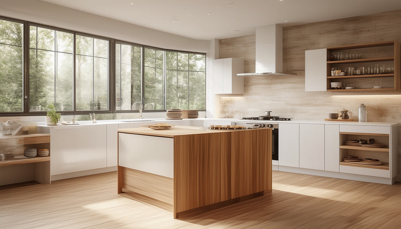 découvrez comment une cuisine moderne allie harmonieusement le bois et le blanc pour créer un espace de vie unifié et accueillant. explorez des idées de design qui enrichissent votre intérieur tout en offrant fonctionnalité et esthétique.