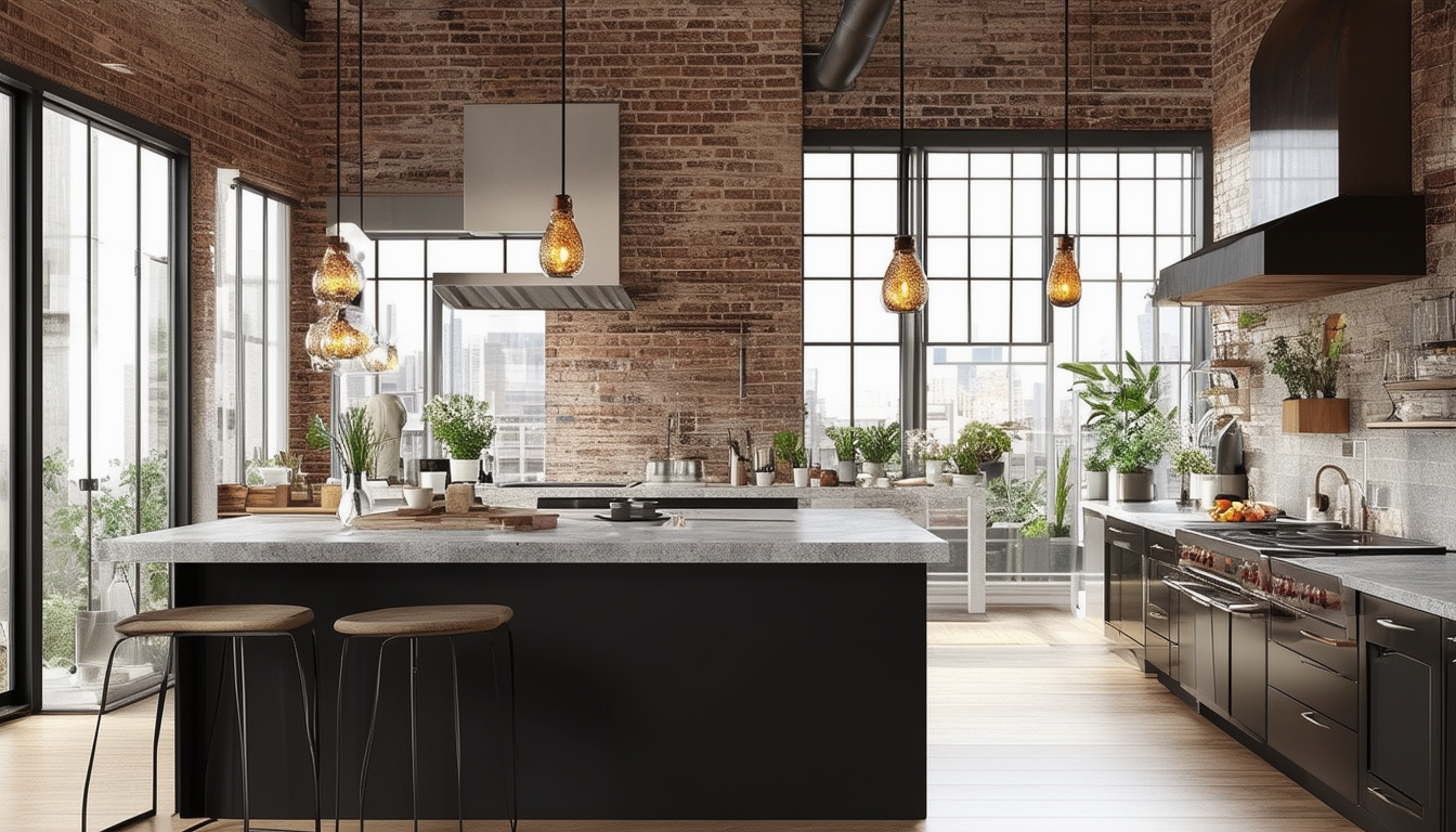 découvrez comment la cuisine moderne style loft allie esthétique et fonctionnalité, créant un espace inspirant pour vos aventures culinaires. optimisez votre créativité culinaire dans un environnement qui marie design contemporain et confort.